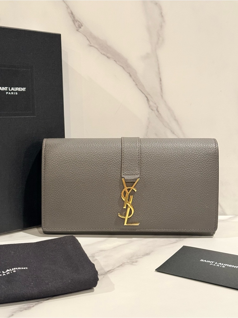 YSL Monogram Long  Wallet